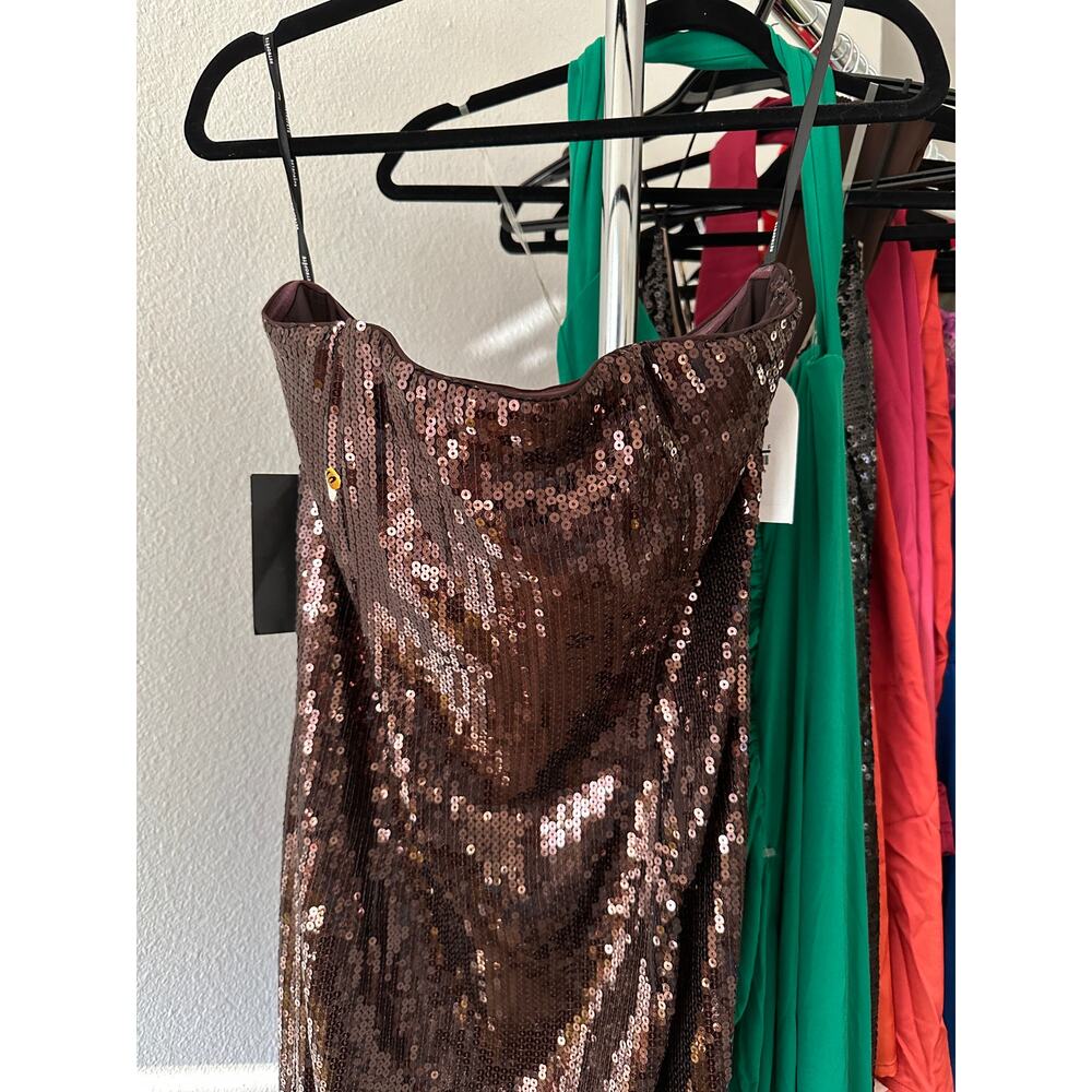 retrofete Ember Dress in Dark Chocolate - Picture 7 of 14